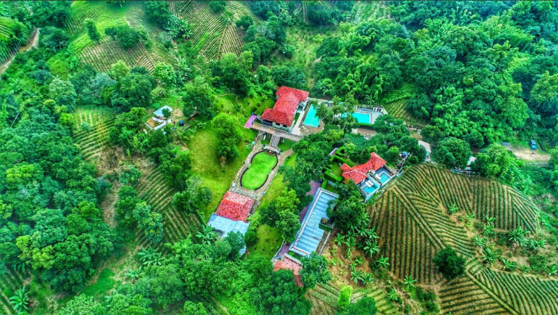 Sylhet and Srimangal resort landscape